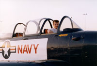Me after a flight with Del Kienholz in a T-34 of the Navy Pt. Mugu Flying Club